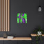 Eloise Splotchy Greenpurple - Canvas