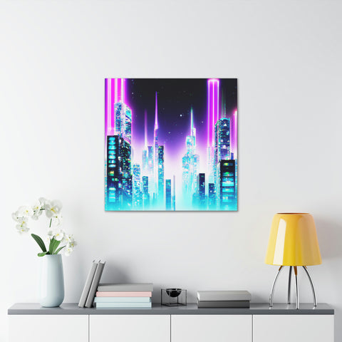 Glowing Cityscape