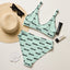 Recycled high-waisted bikini