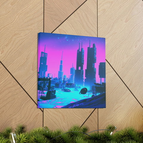 "Synthwave Ruinscape"