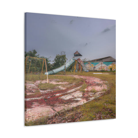 Abandoned Playground Panorama