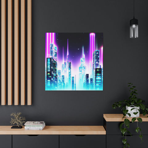 Glowing Cityscape