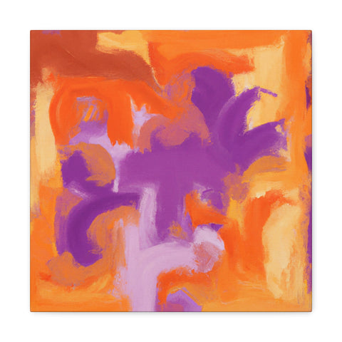 Pompeiina Orangopurpleson - Canvas