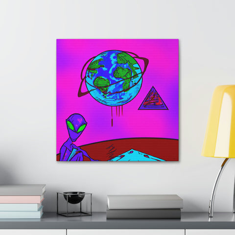 VibePaint: Alien Worlds.