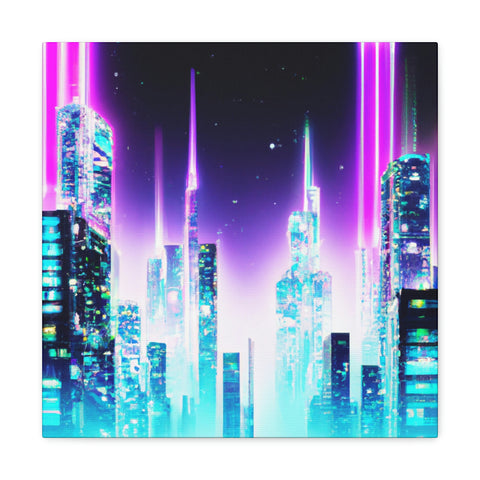 Glowing Cityscape