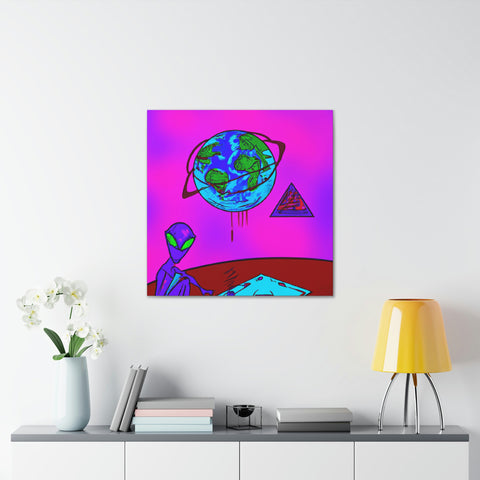 VibePaint: Alien Worlds.