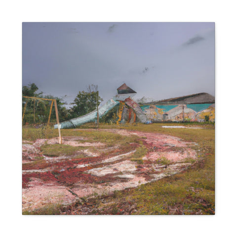 Abandoned Playground Panorama